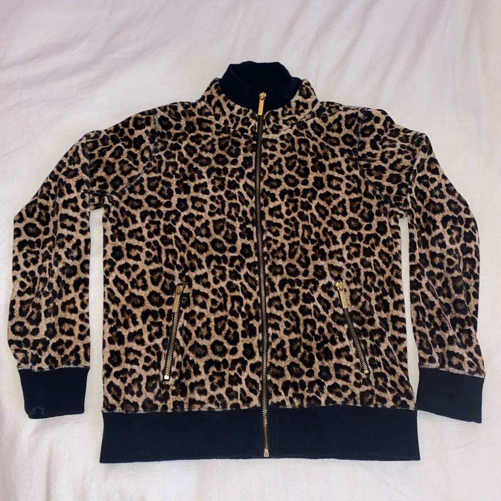 Velour Michael Kors zip-up jacket medium